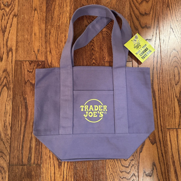 Trader Joe's Trick or Treat Canvas Tote Bag Halloween 3 Reusable Mini Bags New - Picture 4 of 13